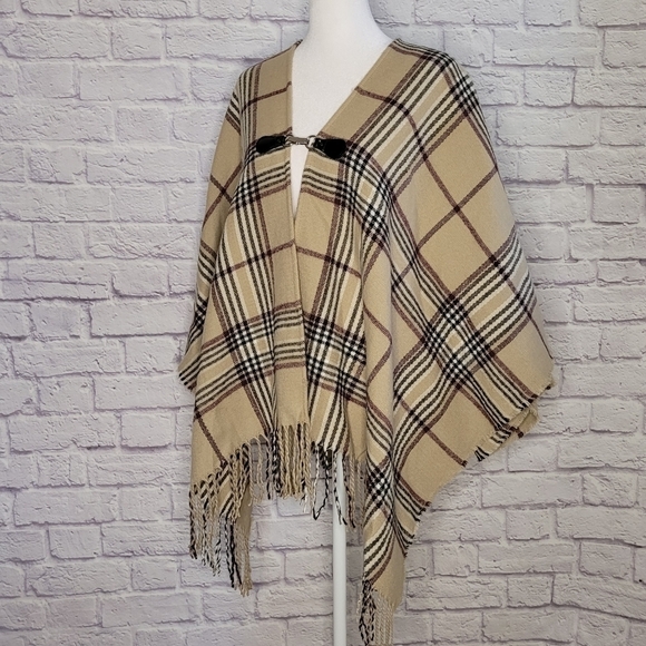 BUFFALO CHECK  LONG PONCH HOOK SNAP CLOSURE - Picture 2 of 7